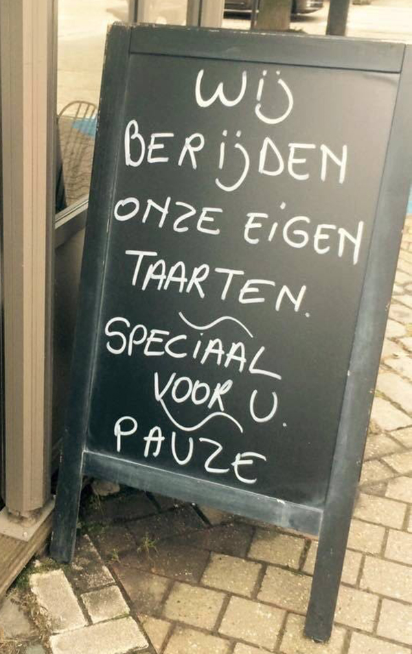 Taarten berijden