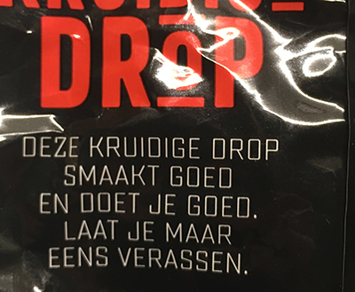 Verassende dropjes