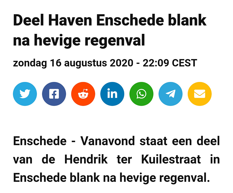 Deel haven Enschede blank