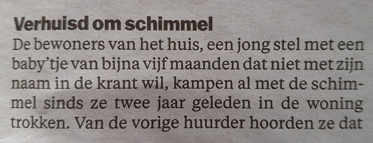 baby wil niet met naam in krant