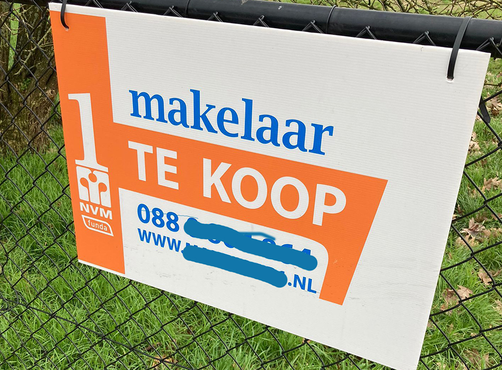 Makelaar te koop