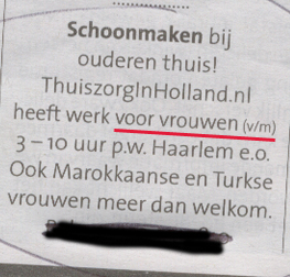 vrouwen (v/m)