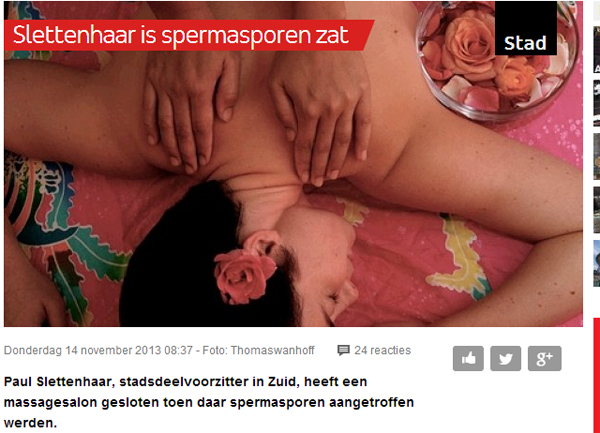 Slettenhaar en spermasporen